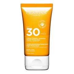 Crème Solaire Jeunesse - Haute Protection Visage UVA/UVB SPF30+, CLARINS