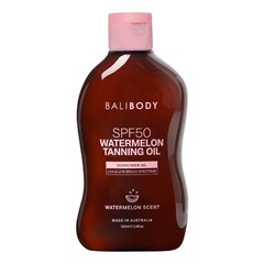 Watermelon Tanning Oil SPF 50 - Huile de Bronzage Protectrice, BALI BODY