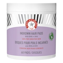 Ingrown Hair Pads - Kompostierbare Pads gegen eingewachsene Haare x60, FIRST AID BEAUTY