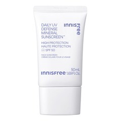 Mineralische Sonnencreme fürs Gesicht für den Alltag SPF 50 - UVA- / UVB-Schutz, INNISFREE