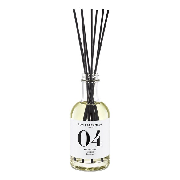 04 Thé noir fumé, Armoise, Bouleau - Diffuseur, BON PARFUMEUR