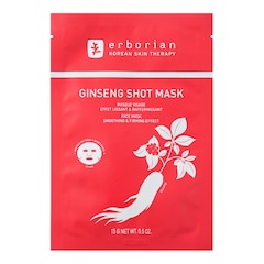 Ginseng Shot Mask - Masque tissu visage effet lissant, ERBORIAN