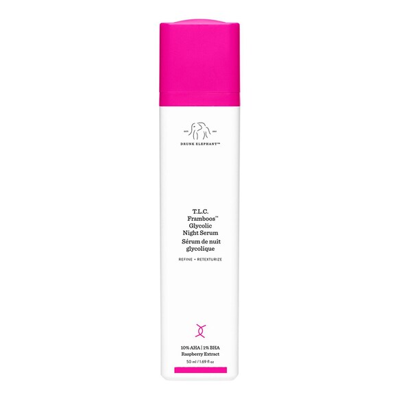 T.L.C. Framboos™ Glycolic Night Serum - Nachtserum, DRUNK ELEPHANT