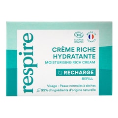 Moisturising Rich Cream - Reichhaltige Gesichtscreme Nachfüllpackung, RESPIRE