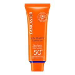 SUN BEAUTY - Crème Visage Confort Bronzage Lumineux SPF 50, LANCASTER