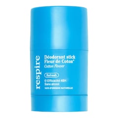 Déodorant Stick Fleur de Coton - Efficacité 48H, RESPIRE