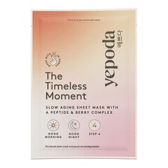 The Timeless Moment-Feuchtigkeitsspendende, Slow Aging Tuchmaske Peptiden, YEPODA