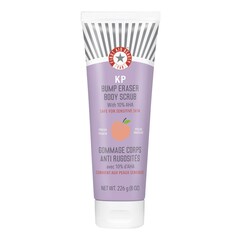 KP Body Scrub with 10% AHA, Fresh Peach -  Gommage corps aux AHA, Pêche Fraîche, FIRST AID BEAUTY