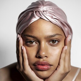 turban pure soie - taille unique